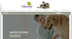 Desktop Screenshot of cottonwoodveterinaryclinic.com